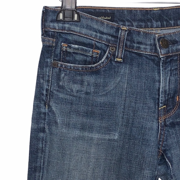 CITIZENS OF HUMANITY Kelly #001 Lightly Distressed Bootcut Stretch Jeans SZ 27 - Picture 6 of 13